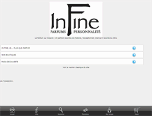 Tablet Screenshot of infine-parfums.com